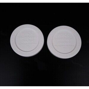 Weck Jar Keep-Fresh Plastic Lids, 2-pack (Small) White